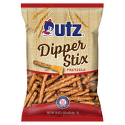 Outz Dipper Stix Pretzels packaging on a white background