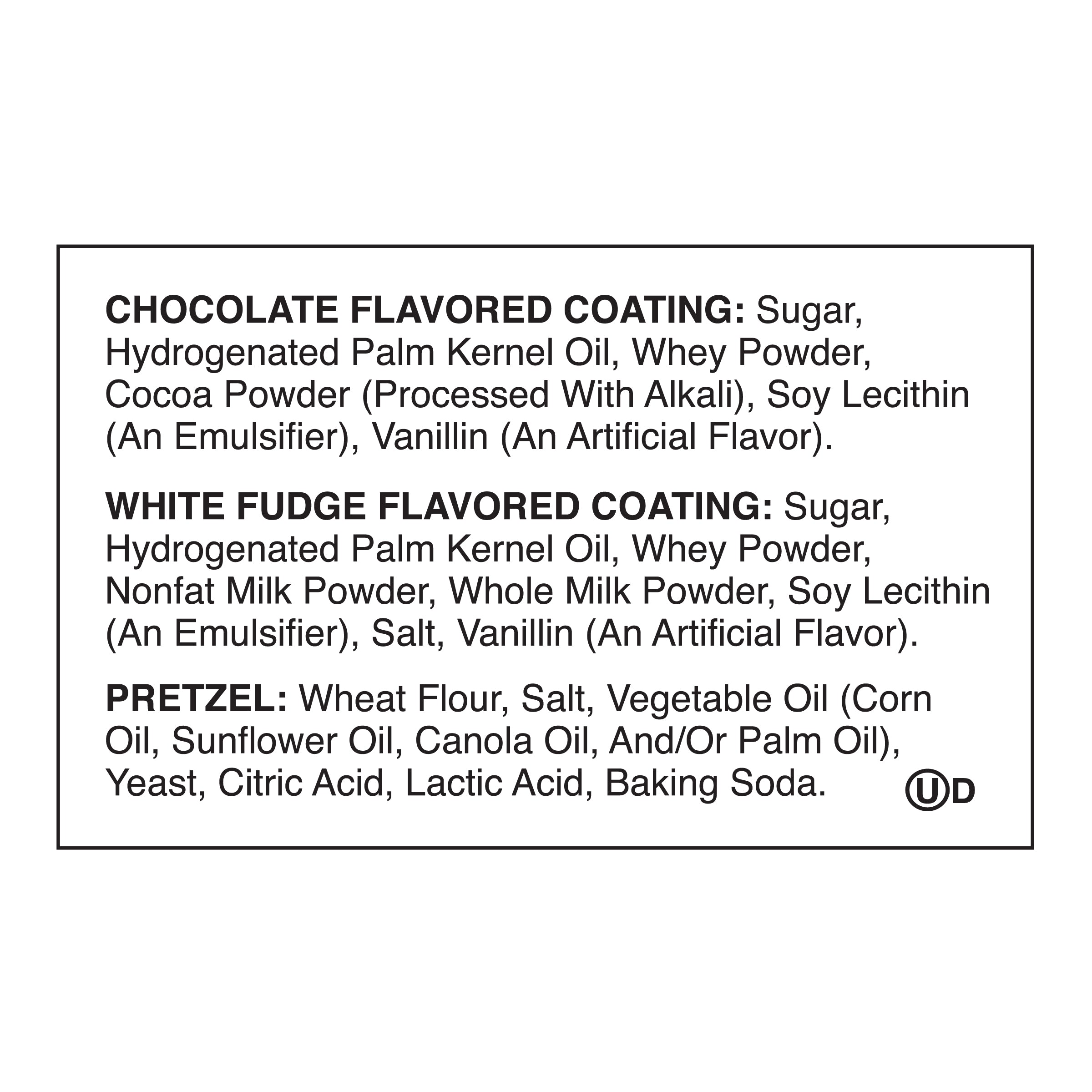 Utz Chocolate Pretzels Milk & White Chocolate Flavored