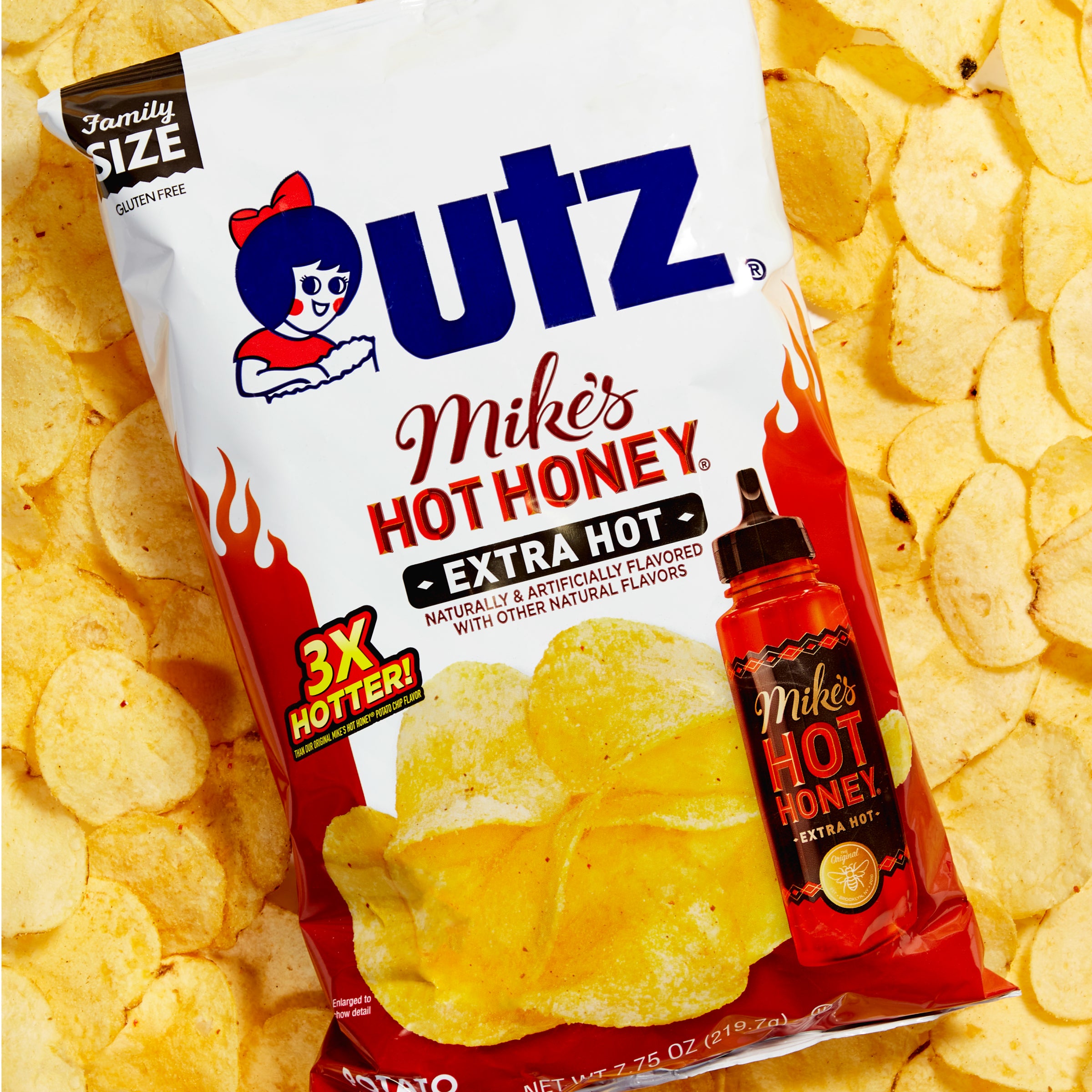 Utz Potato Chips, Mike's Hot Honey Extra Hot