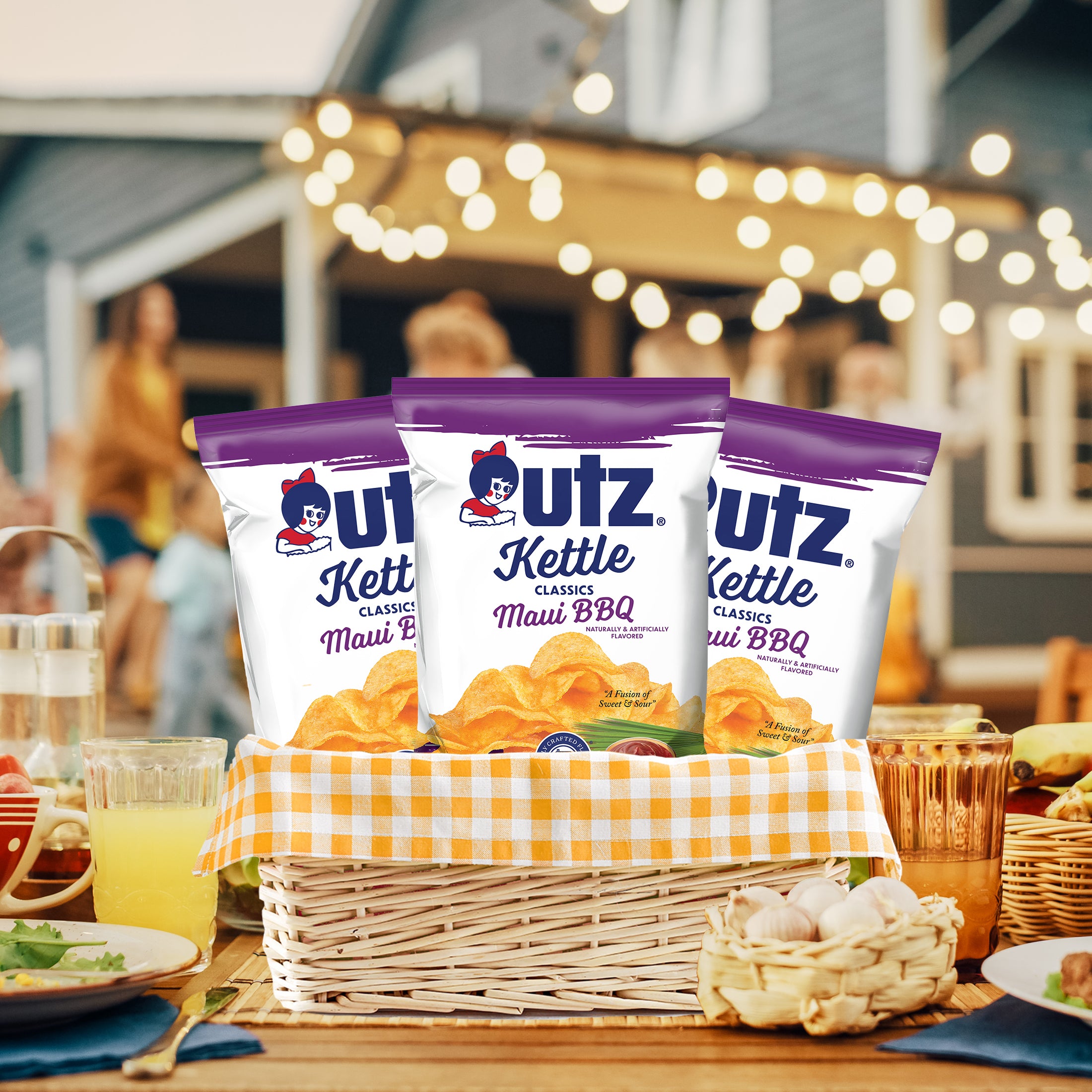 Utz Kettle Classics Potato Chips Maui BBQ