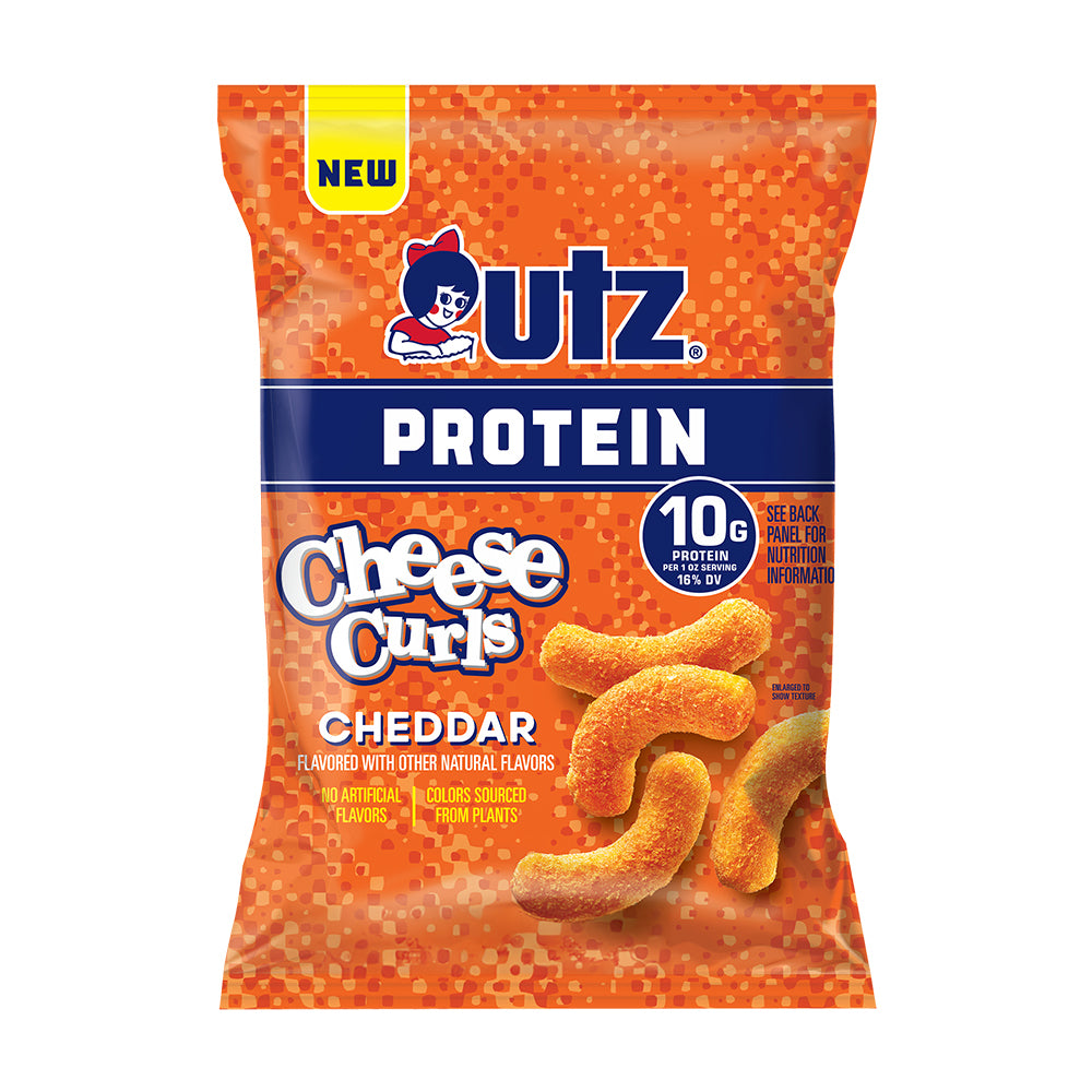 Utz Protein Cheddar Cheese Curls