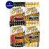 Four bags of Zapp's Pretzel Stix displayed in a 4-count pack, featuring two flavors: Voodoo and Jazzy Honey Mustard. The Voodoo bags have a black, red, and multicolor design with a voodoo doll graphic, while the Jazzy Honey Mustard bags feature a yellow and white design with a saxophone graphic, reflecting New Orleans-style seasoning.