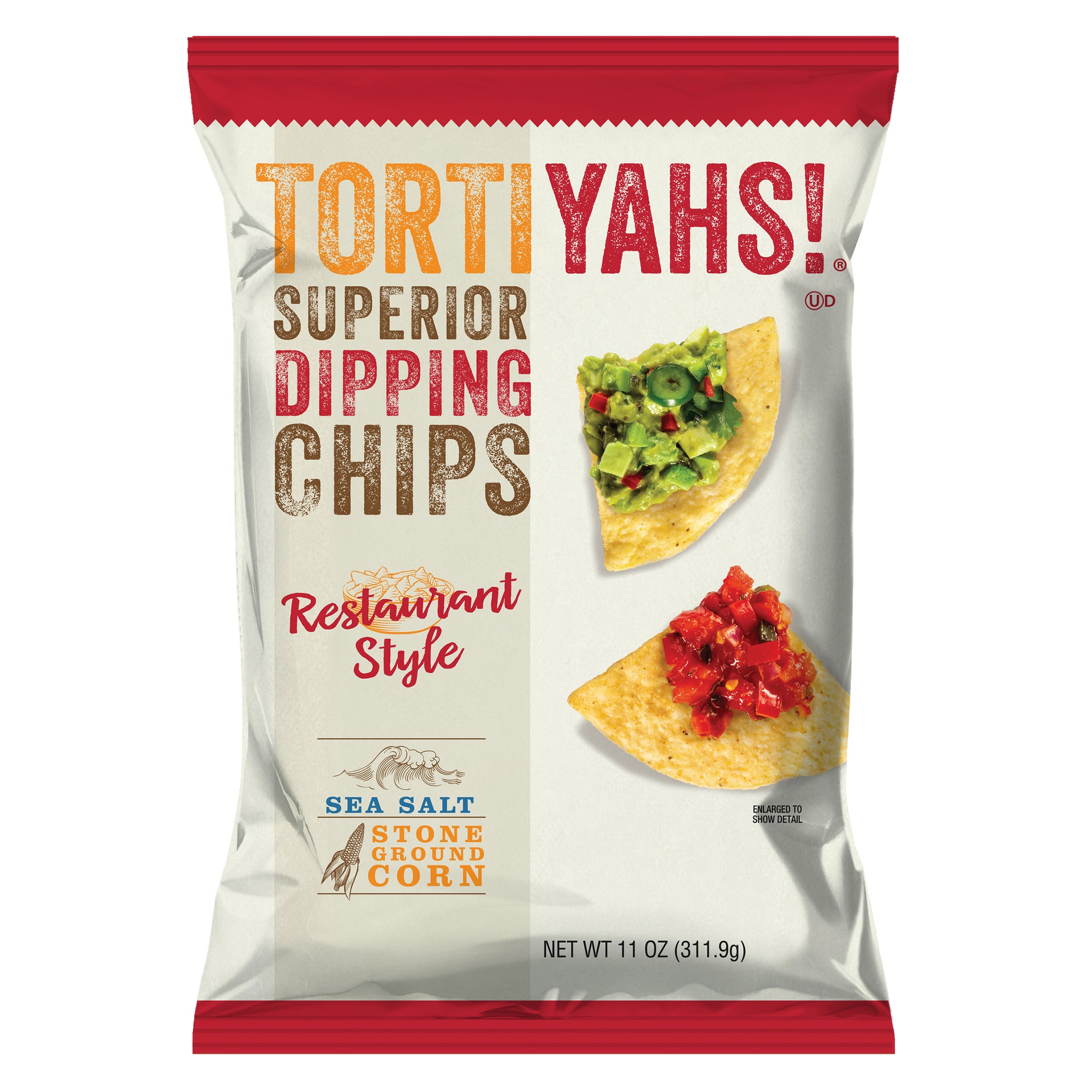 TORTIYAHS!® Superior Dipping Chips Restaurant Style Sea Salt