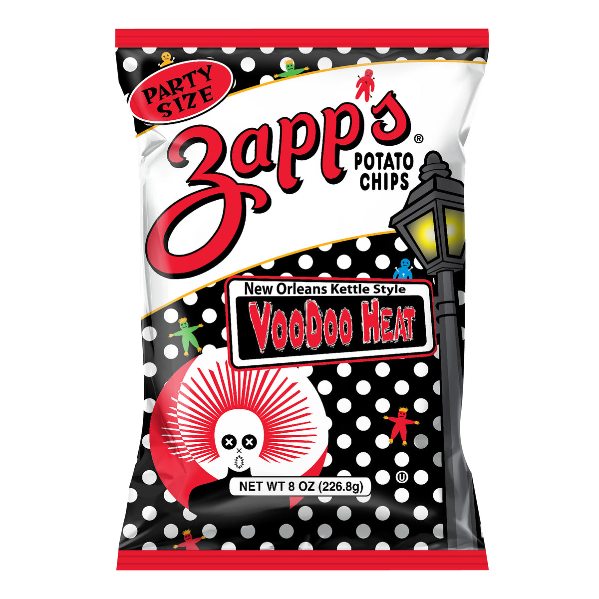 Zapp's Kettle Potato Chips Voodoo Heat Utz Quality Foods