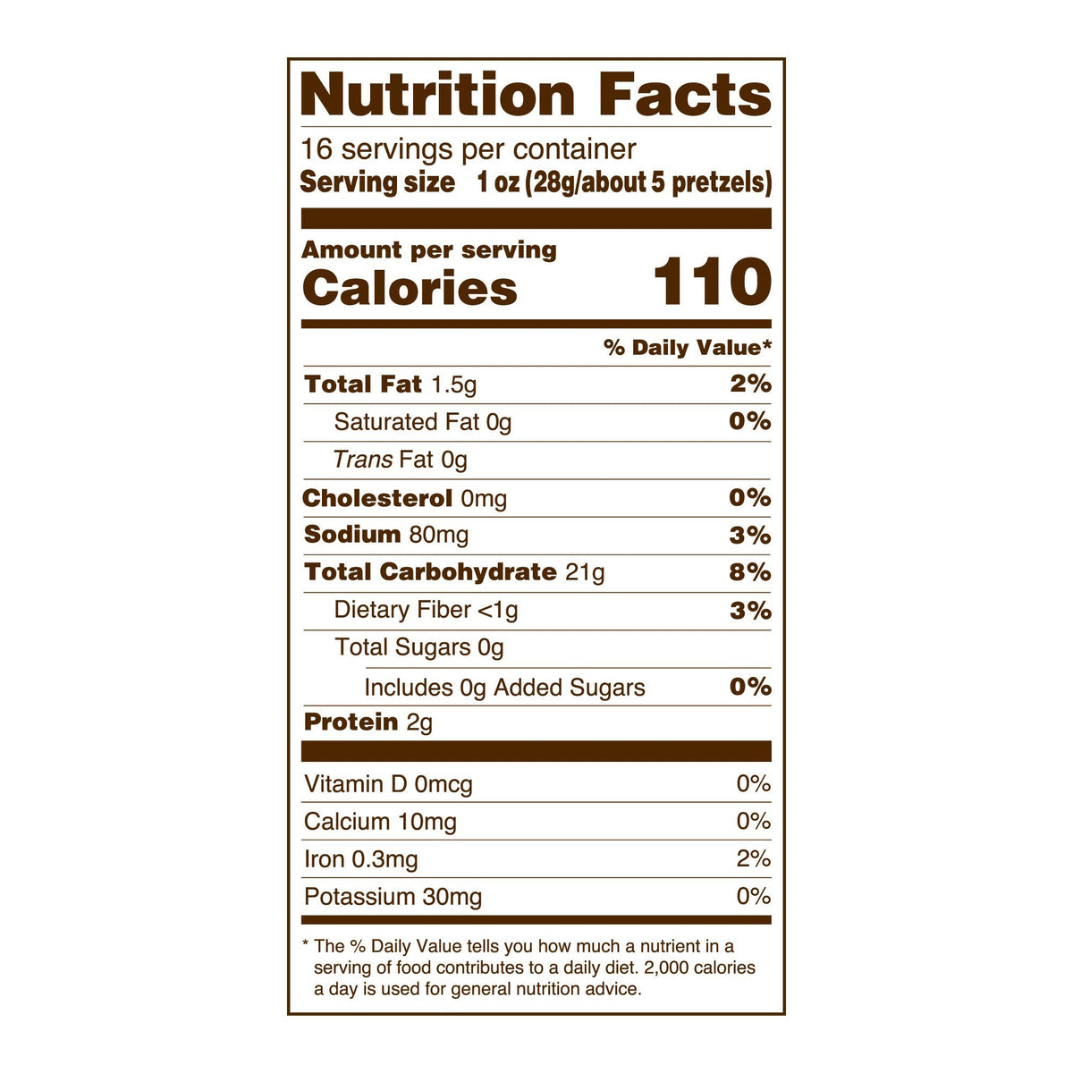 Utz Pretzels Sourdough Specials Unsalted 16 oz. Utz Quality Foods