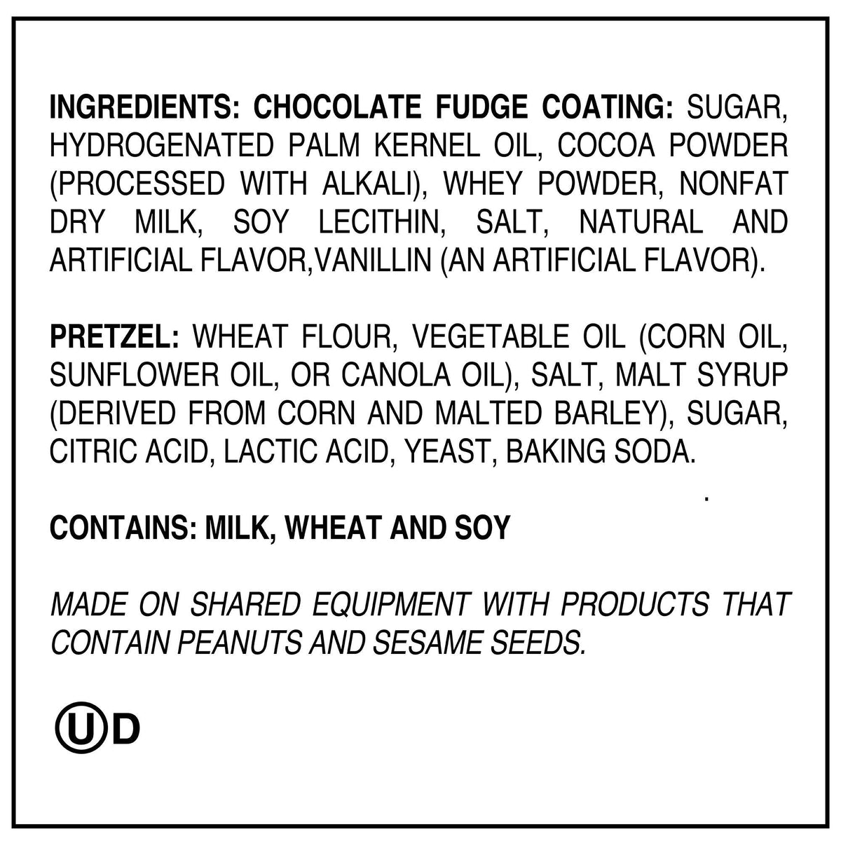 Utz Chocolate Fudge Covered Pretzel Daisies 6 oz. Utz Quality Foods