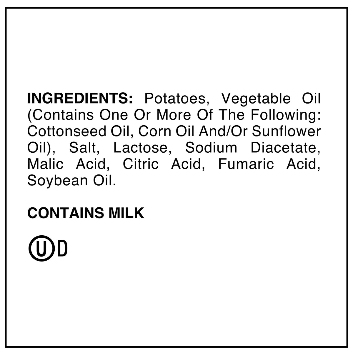 Utz Salt & Vinegar Potato Chips Utz Quality Foods