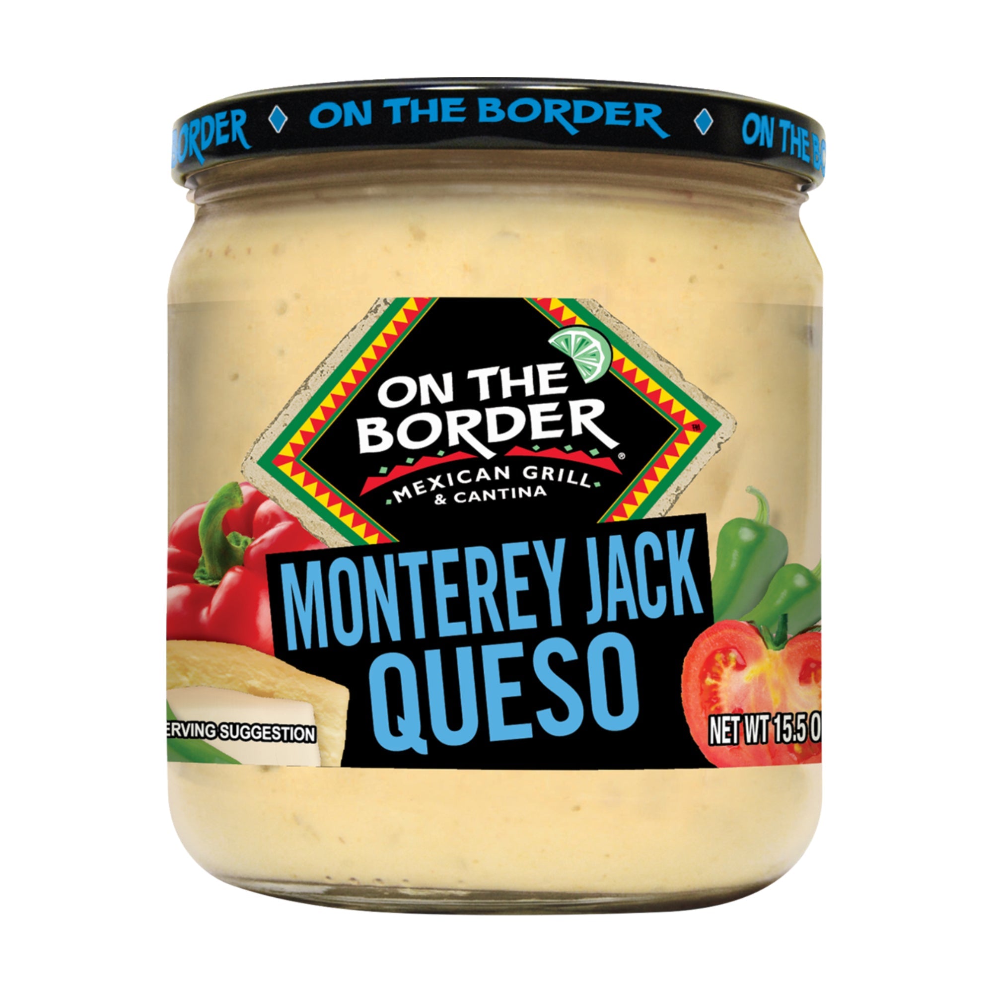 On The Border Queso Montery Jack 15.50 oz. Jar Dips & Salsa On The Border 