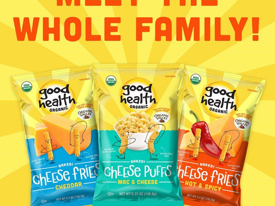 Good Health® Introduces New Organic Cheese Snacks!