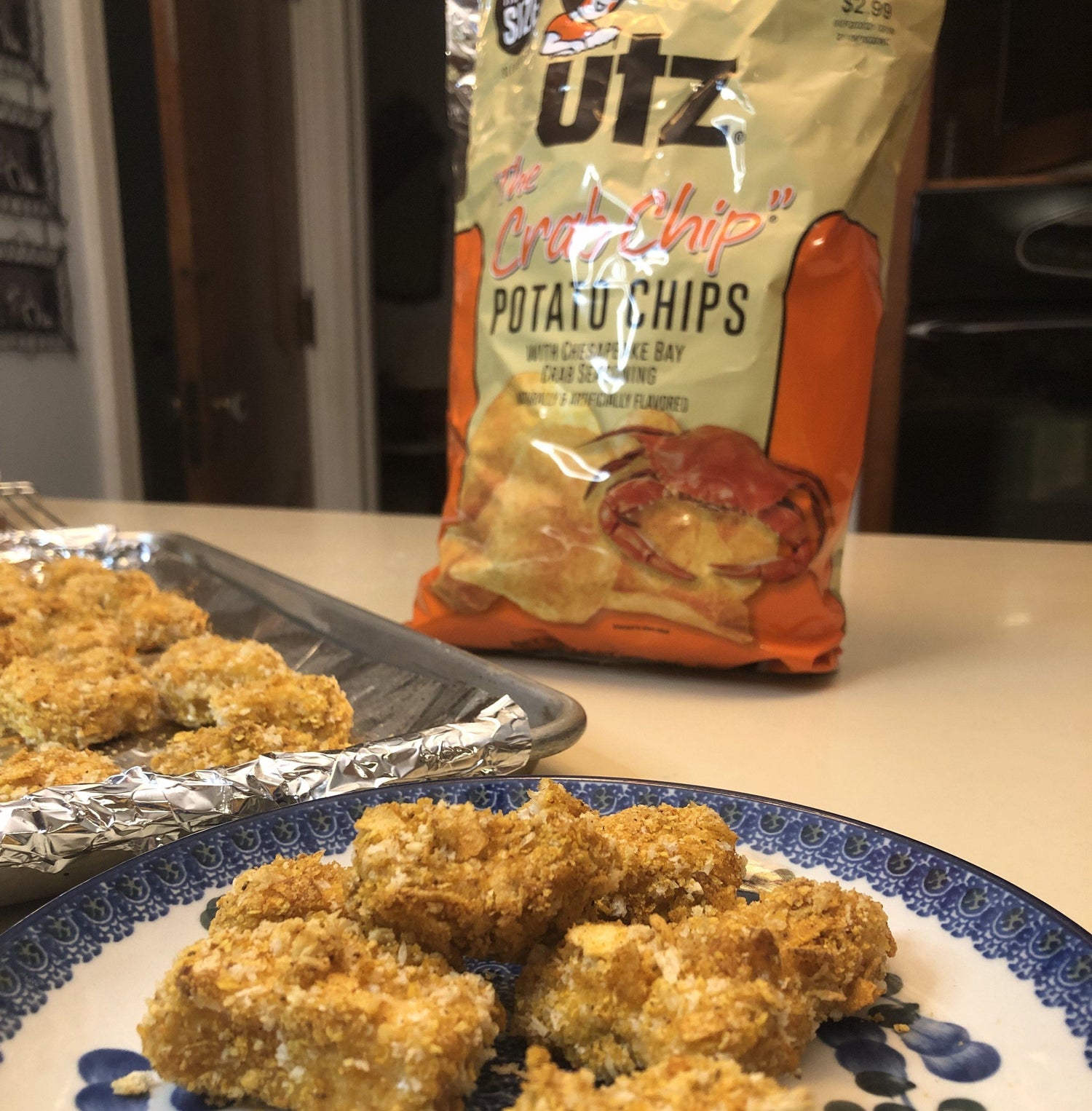 Utz Crab Chip Crusted Chicken Bites