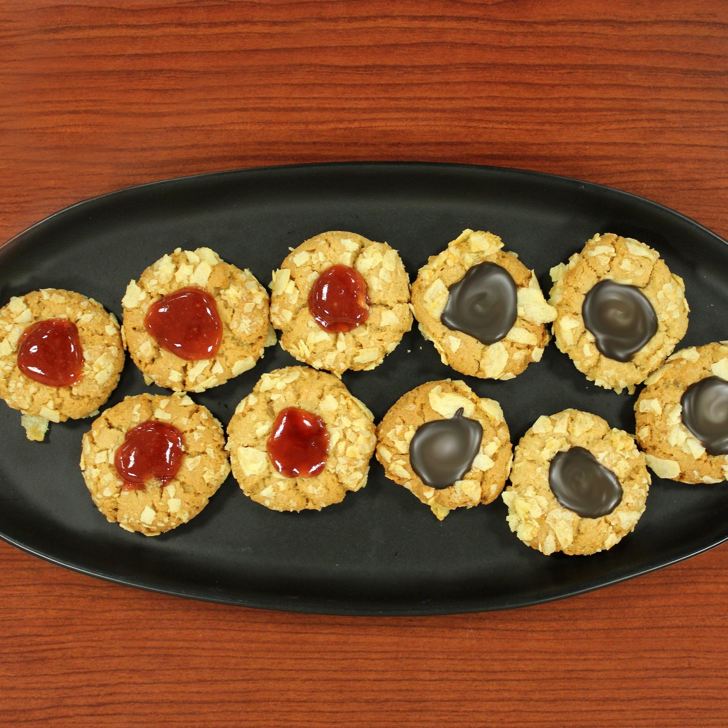 Utz Peanut Butter Thumbprint Cookies