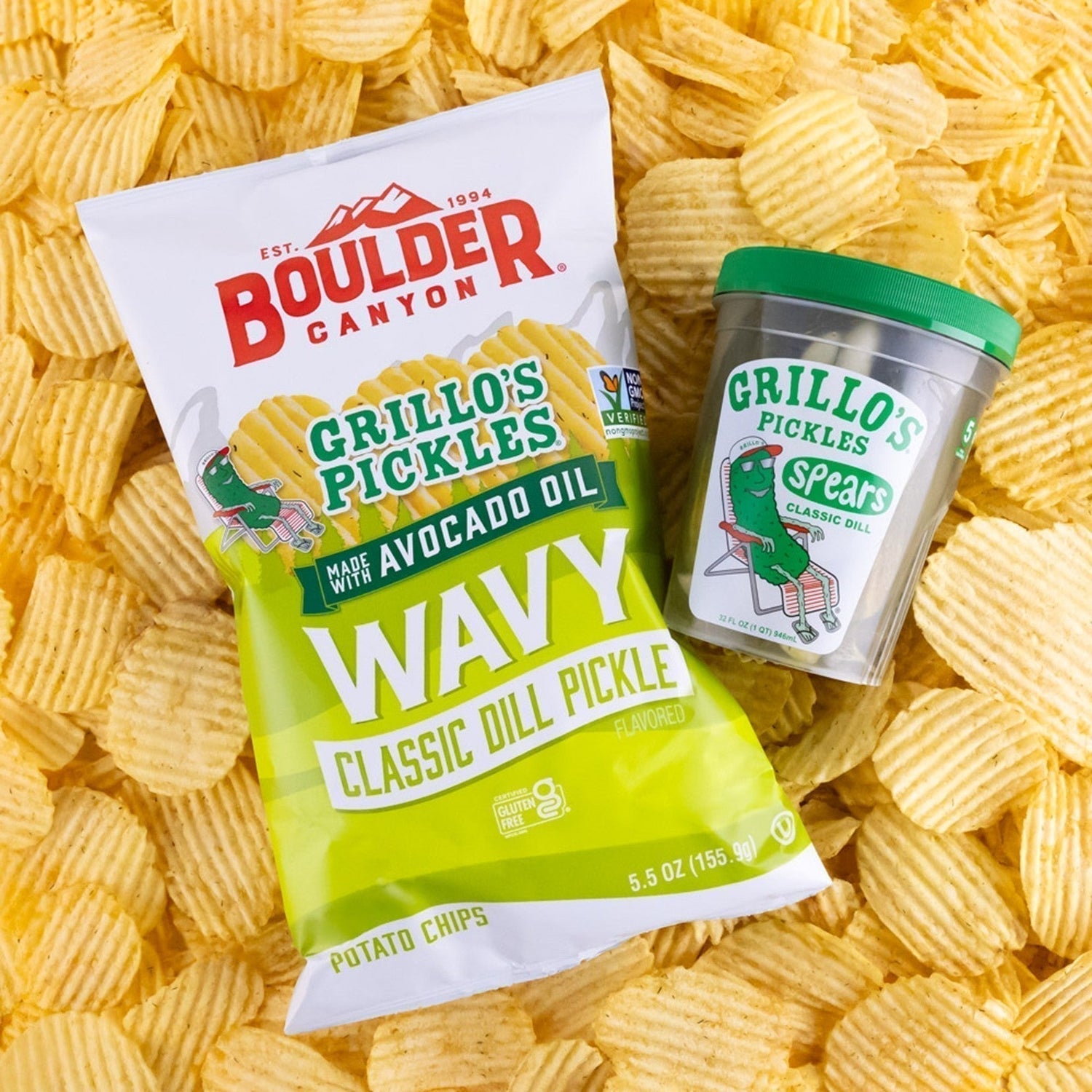 Boulder Canyon and Grillo’s Pickles Reunite for Second Craveable Chip  Source: Utz Brands, Inc.