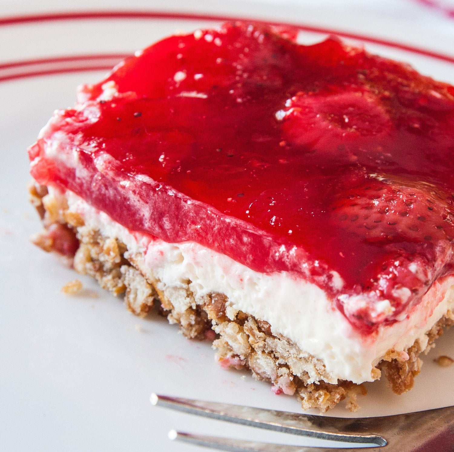 Utz Strawberry Pretzel Salad