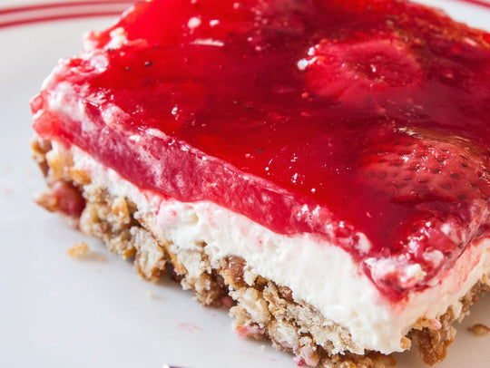 Utz Strawberry Pretzel Salad