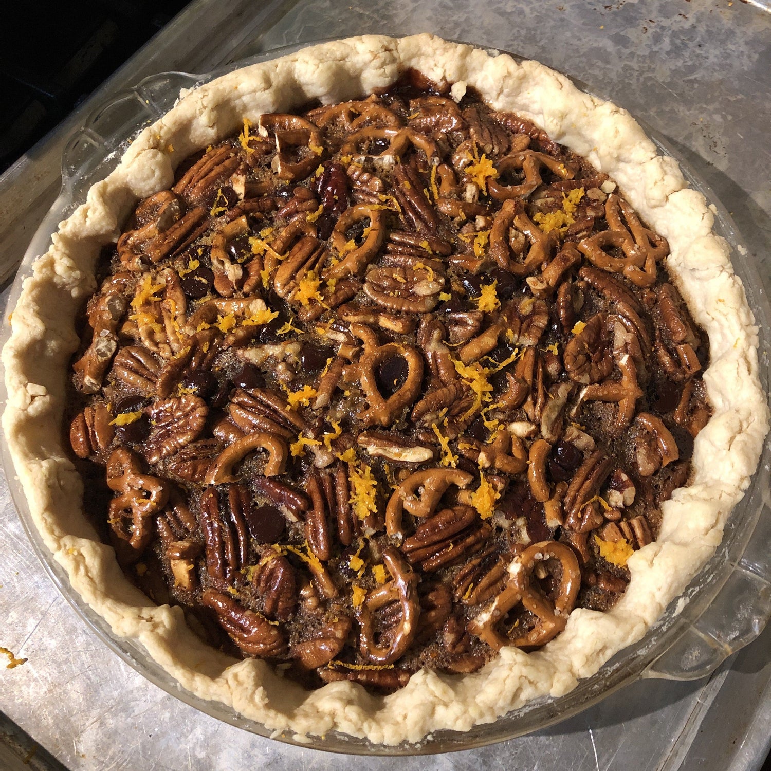 Utz Sweet and Salty Bourbon and Orange Pecan Pie