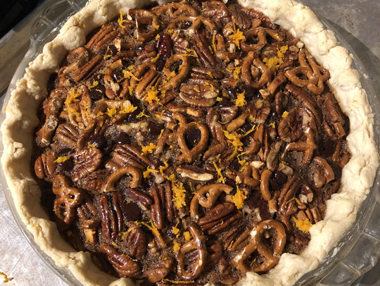 Utz Sweet and Salty Bourbon and Orange Pecan Pie