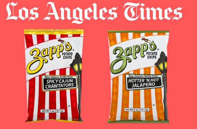Zapp's Potato Chips ranked in the LA Times