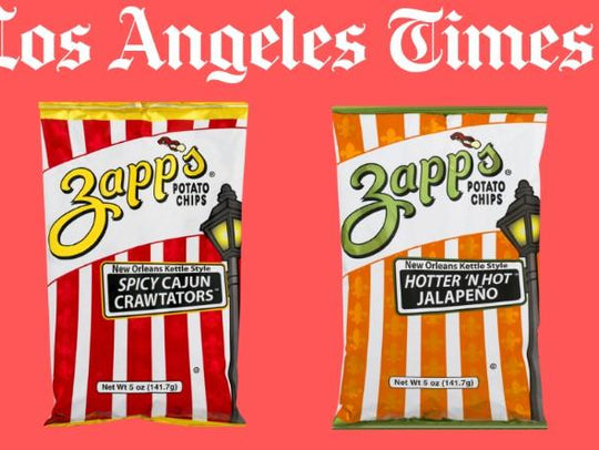 Zapp's Potato Chips ranked in the LA Times