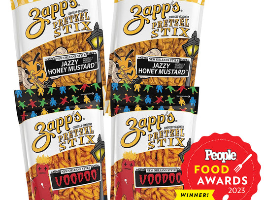 ZAPP’S SINFULLY-SEASONED PRETZEL STIX STRIKES GOLD AGAIN AS WINNER IN PROGRESSIVE GROCER’S 2023 EDITORS’ PICKS AWARDS