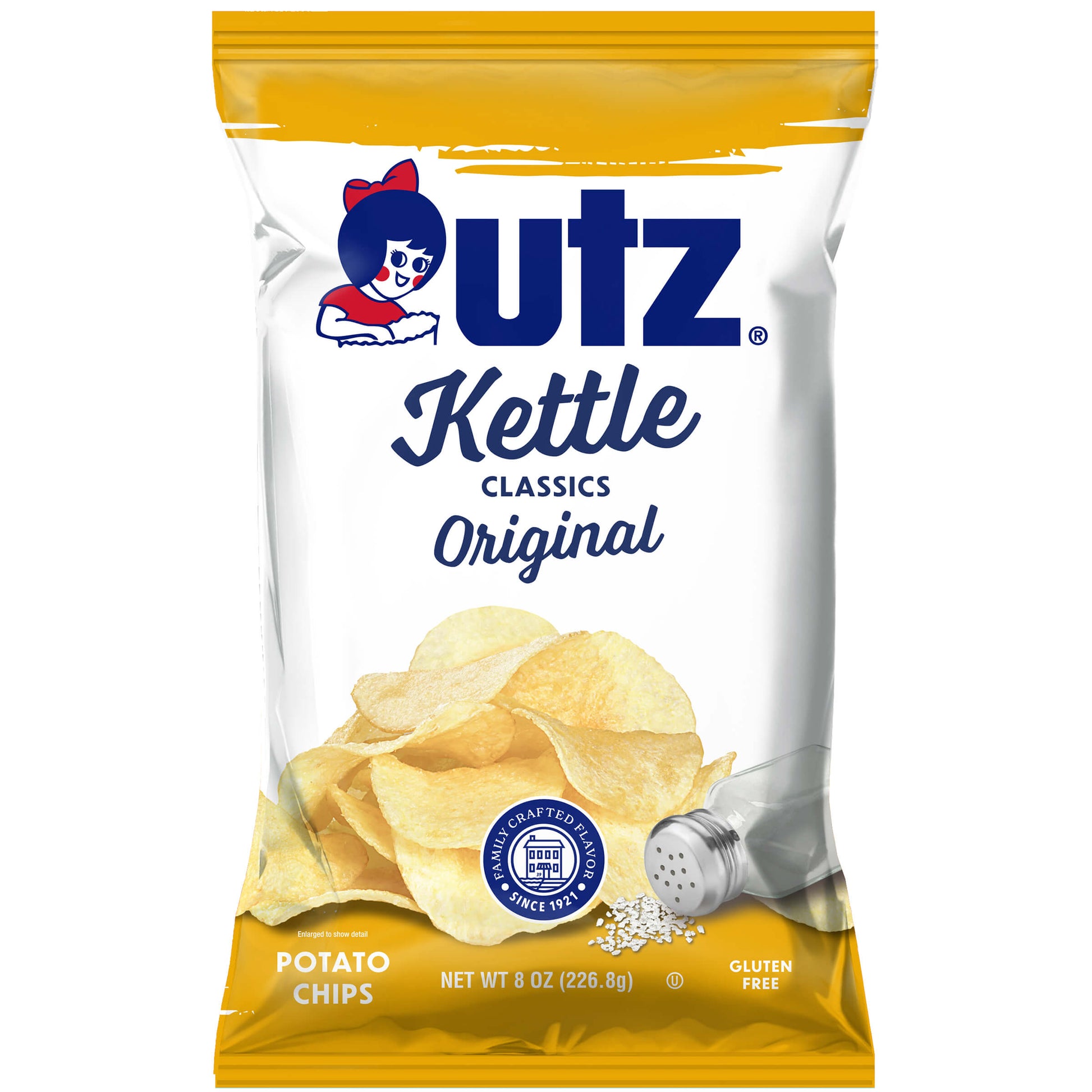 Outz Kettle Classics Original potato chips packaging on a white background