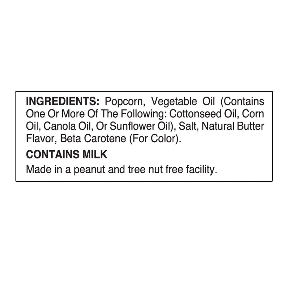 Utz Popcorn Butter 2.5 oz. Utz Quality Foods