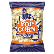 Packaged popcorn with Utz branding on a white background