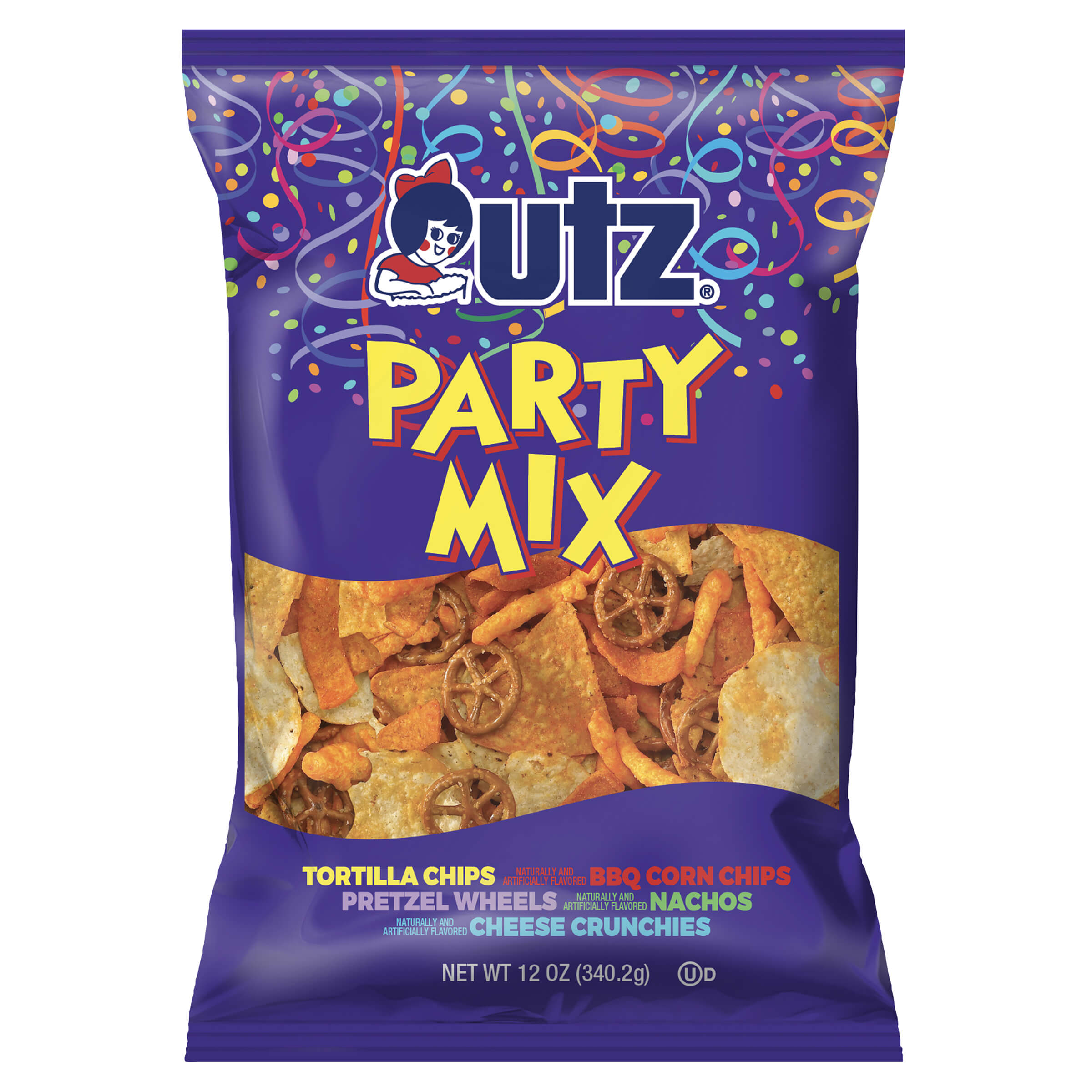 Utz Party Mix 12oz bag front