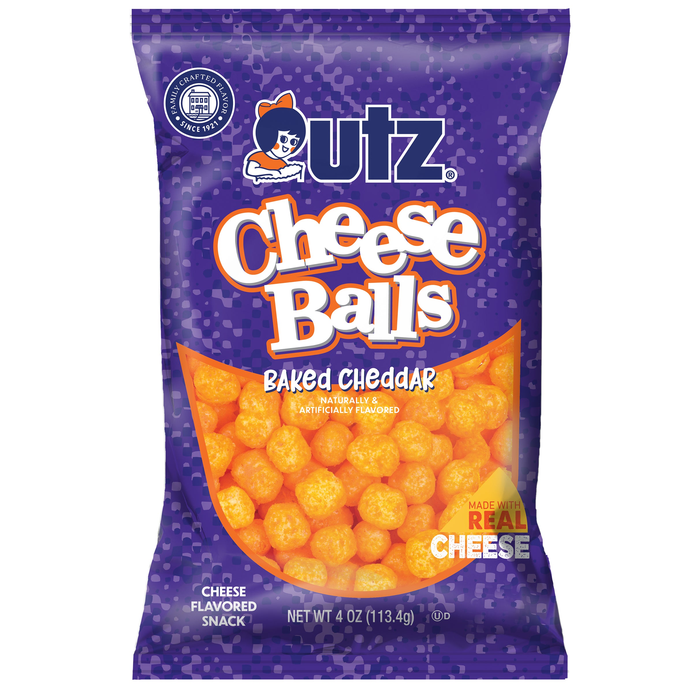 Utz Cheese Balls Cheddar 4 oz.