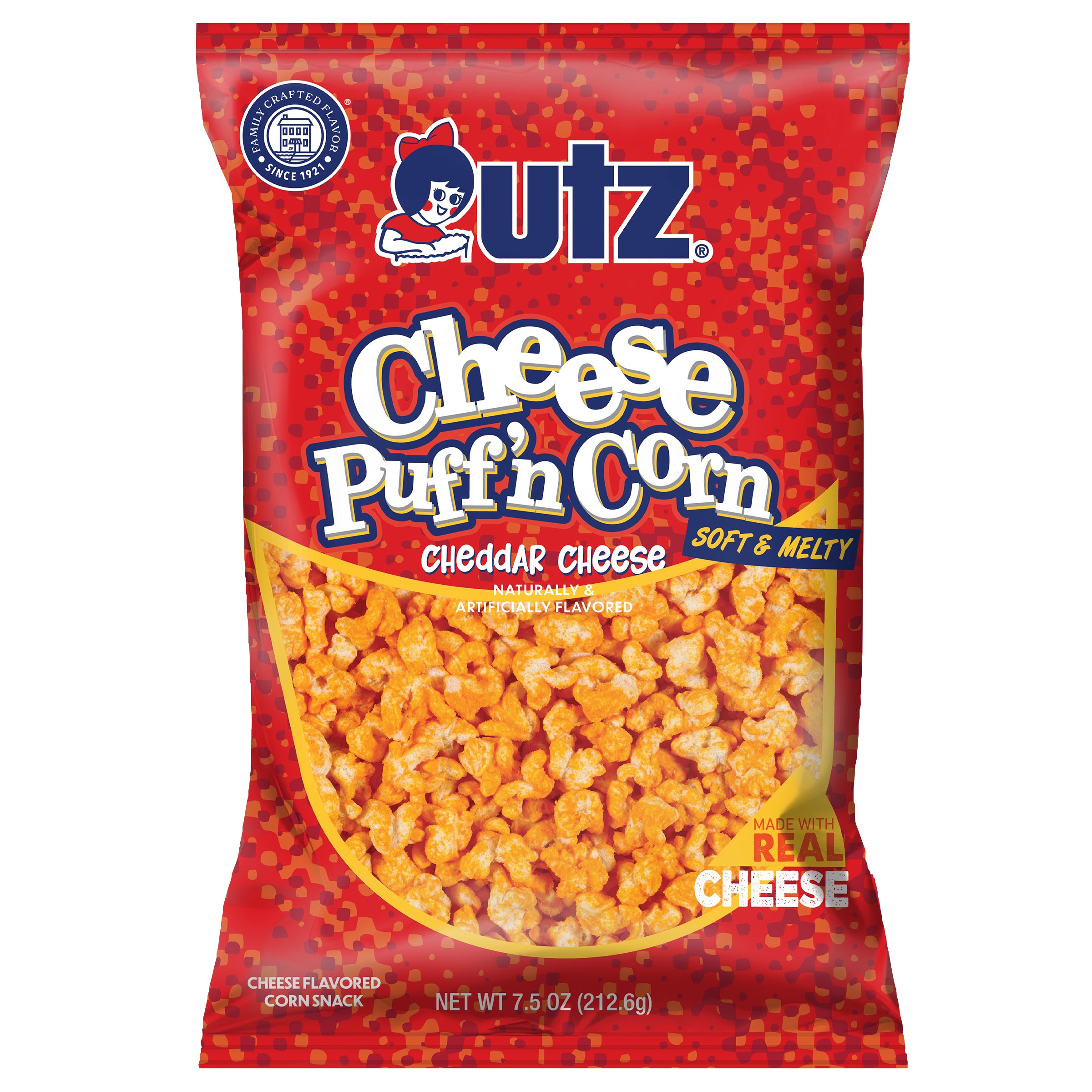 Utz Puff'n Corn Cheddar Cheese 7.5 oz. – Utz Quality Foods