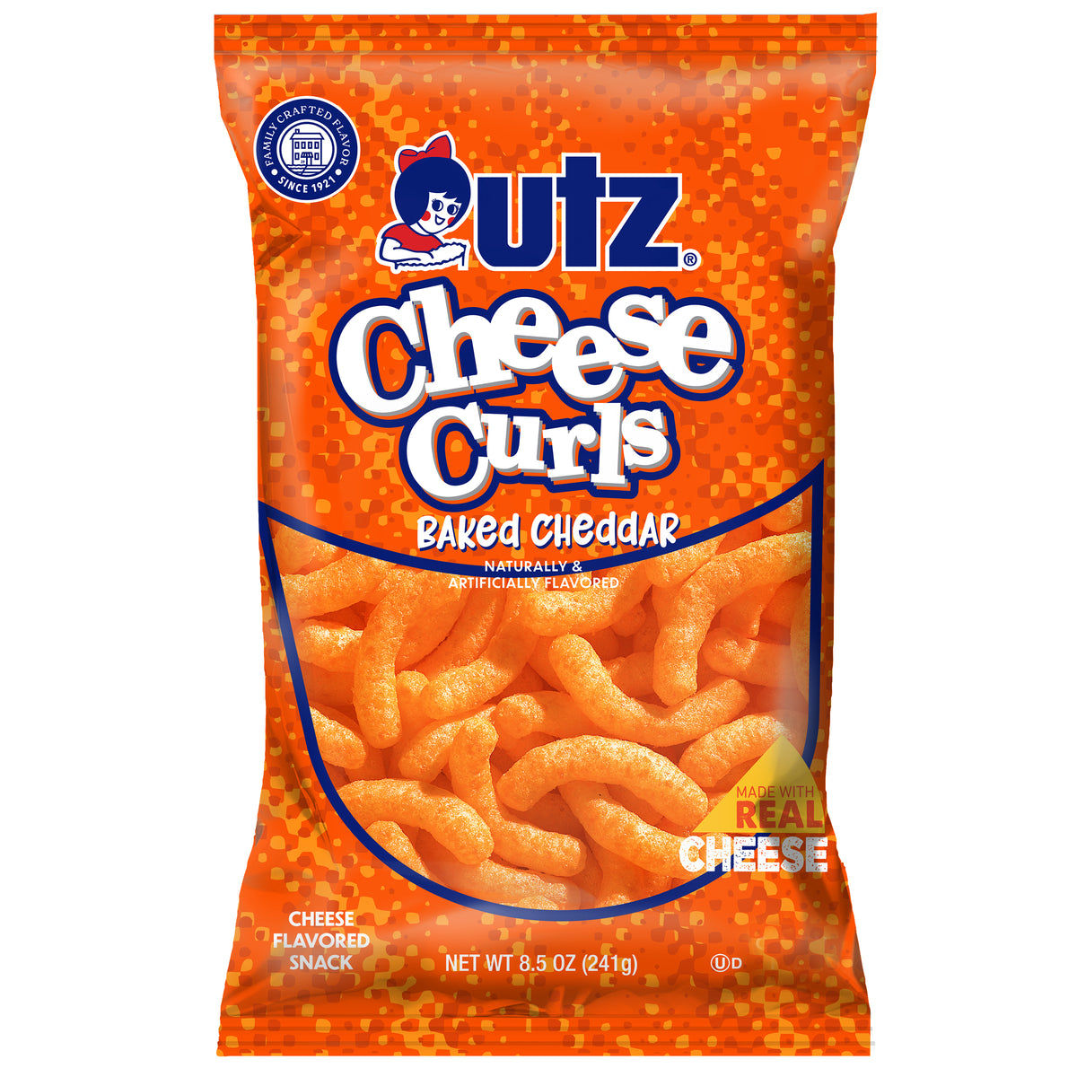 Utz Cheese Curls Cheddar 8.5 oz. Utz Quality Foods