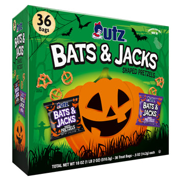 Utz Halloween Pretzels Bats & Jacks Treats Multipack