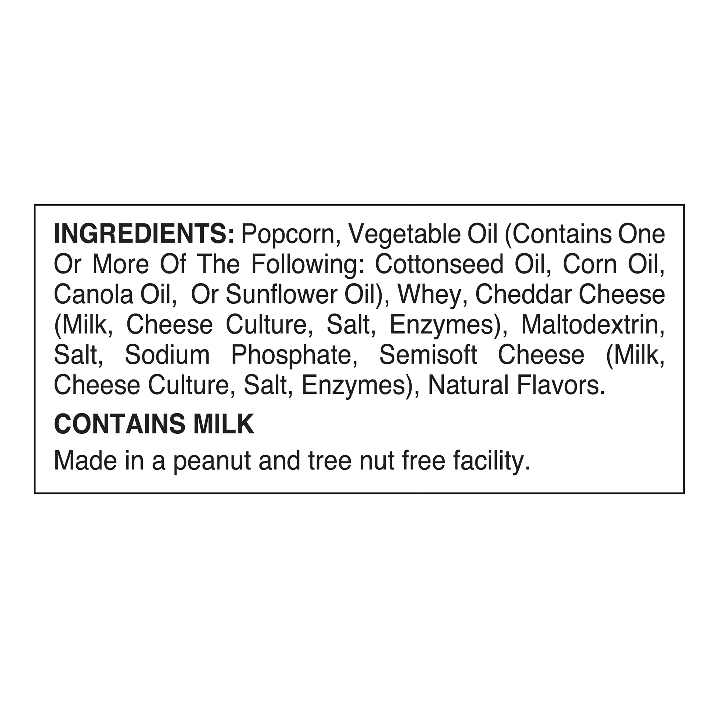 Utz White Cheddar Popcorn
