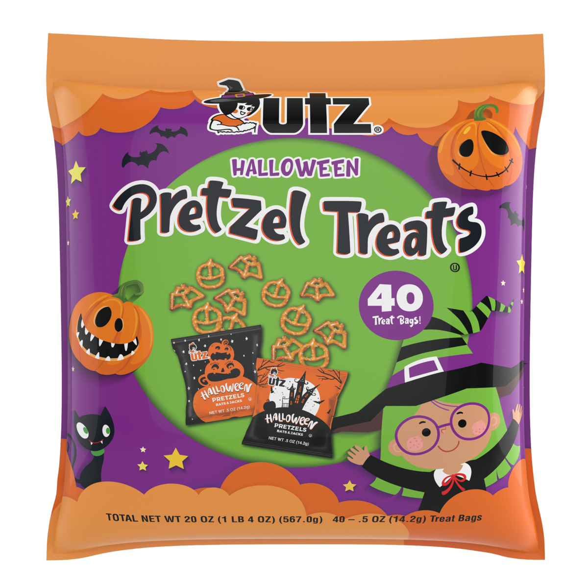 Halloween Pretzel Treats - 2 Pack, 40ct
