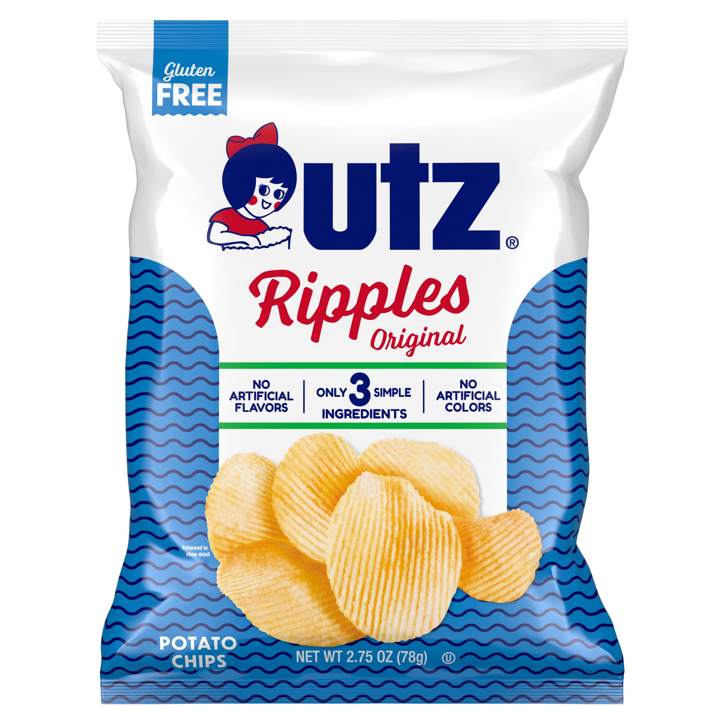 Utz Ripples Original Potato Chips