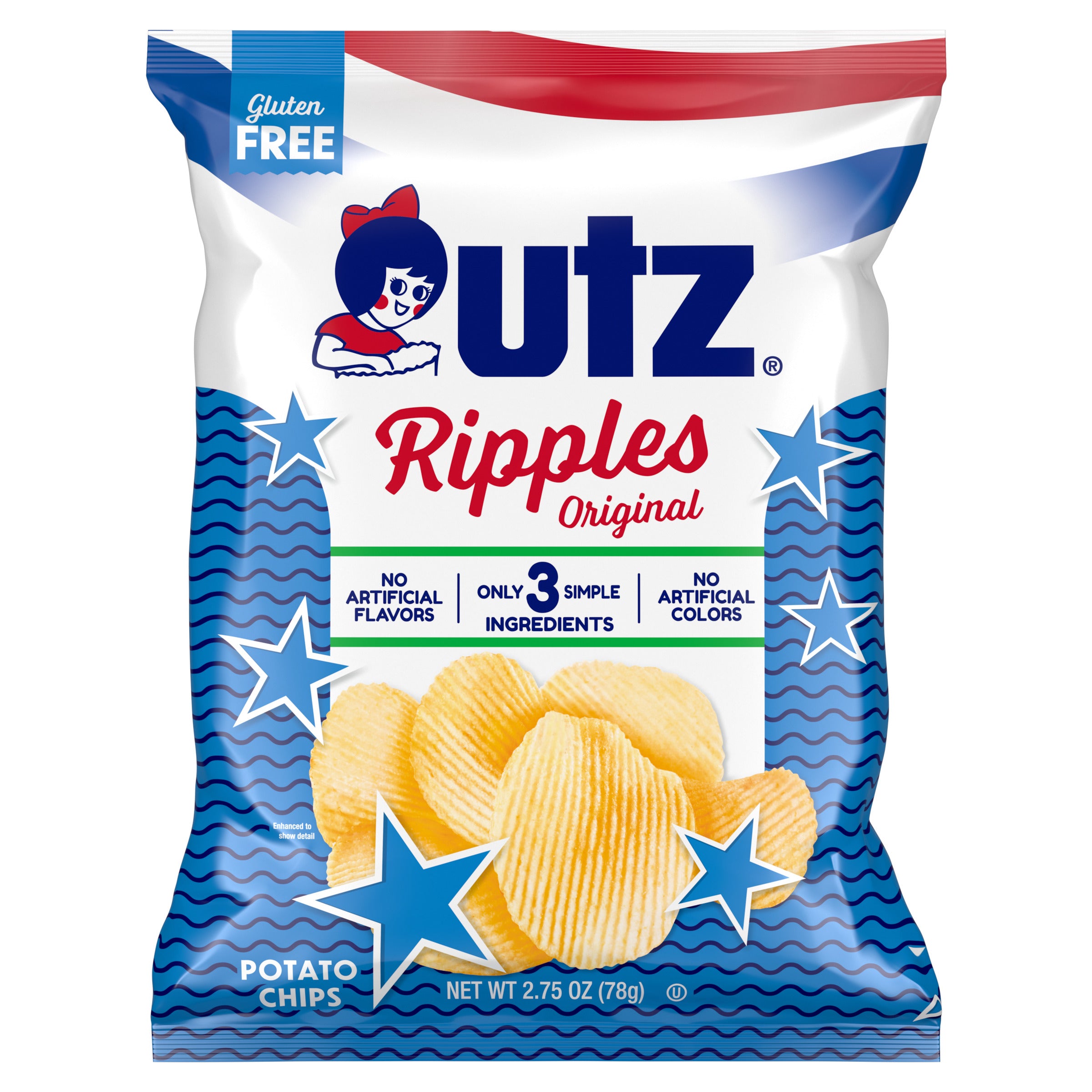 Utz Ripples Original Potato Chips