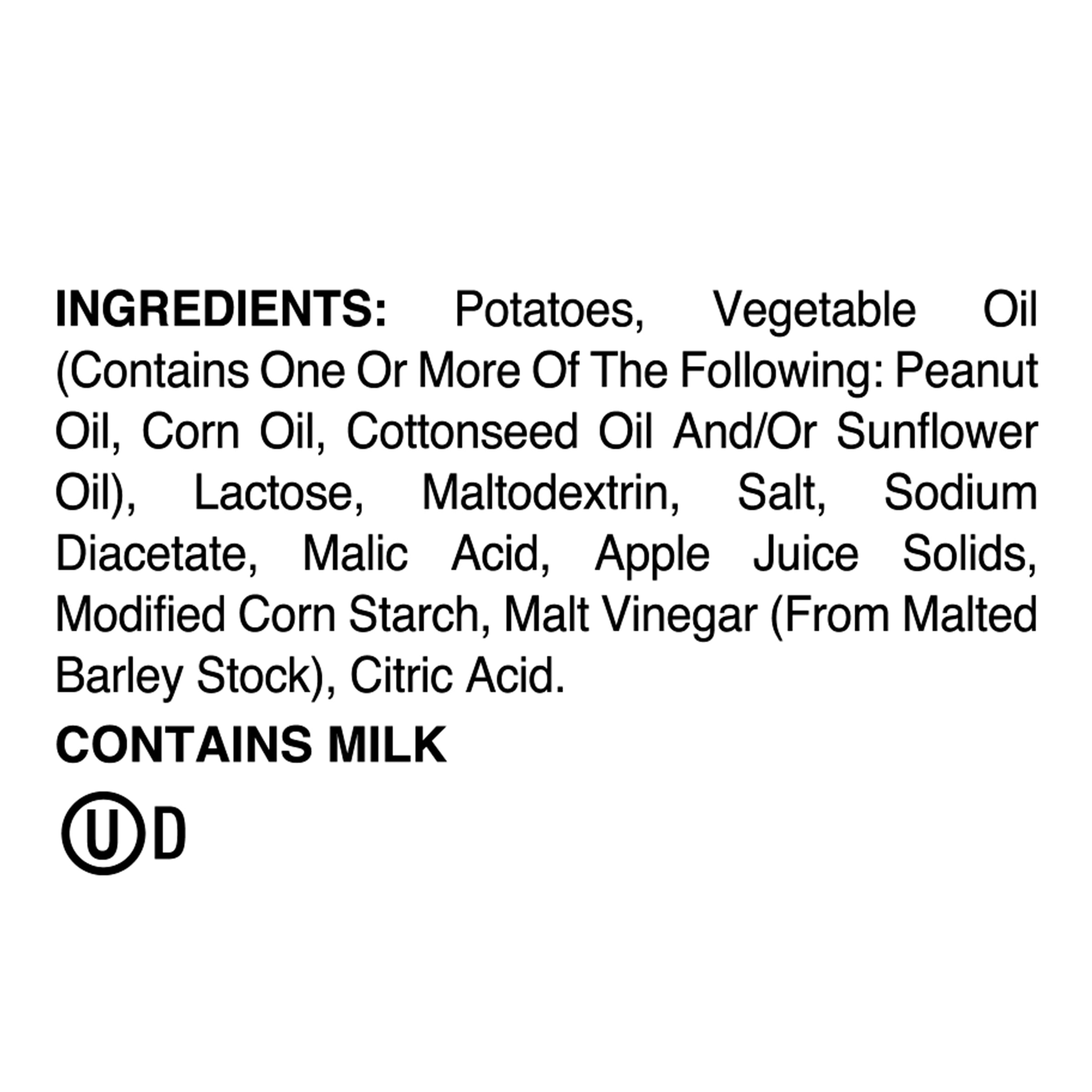 Utz Malt Vinegar Kettle Chips
