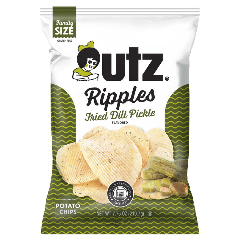 Utz® Ripples Fried Dill Pickle Potato Chips – Utz Quality Foods