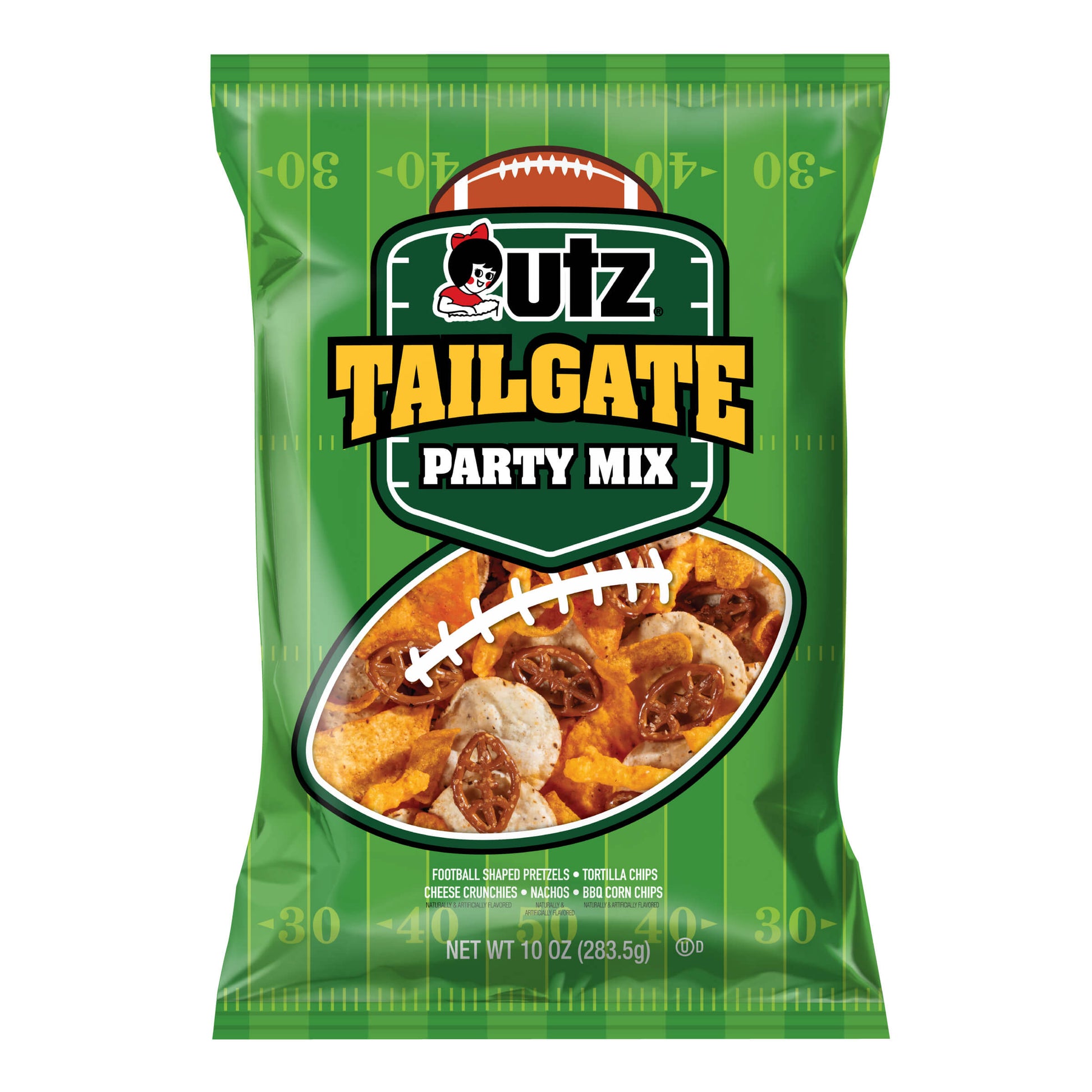 Utz Tailgate Party Mix 10oz bag front