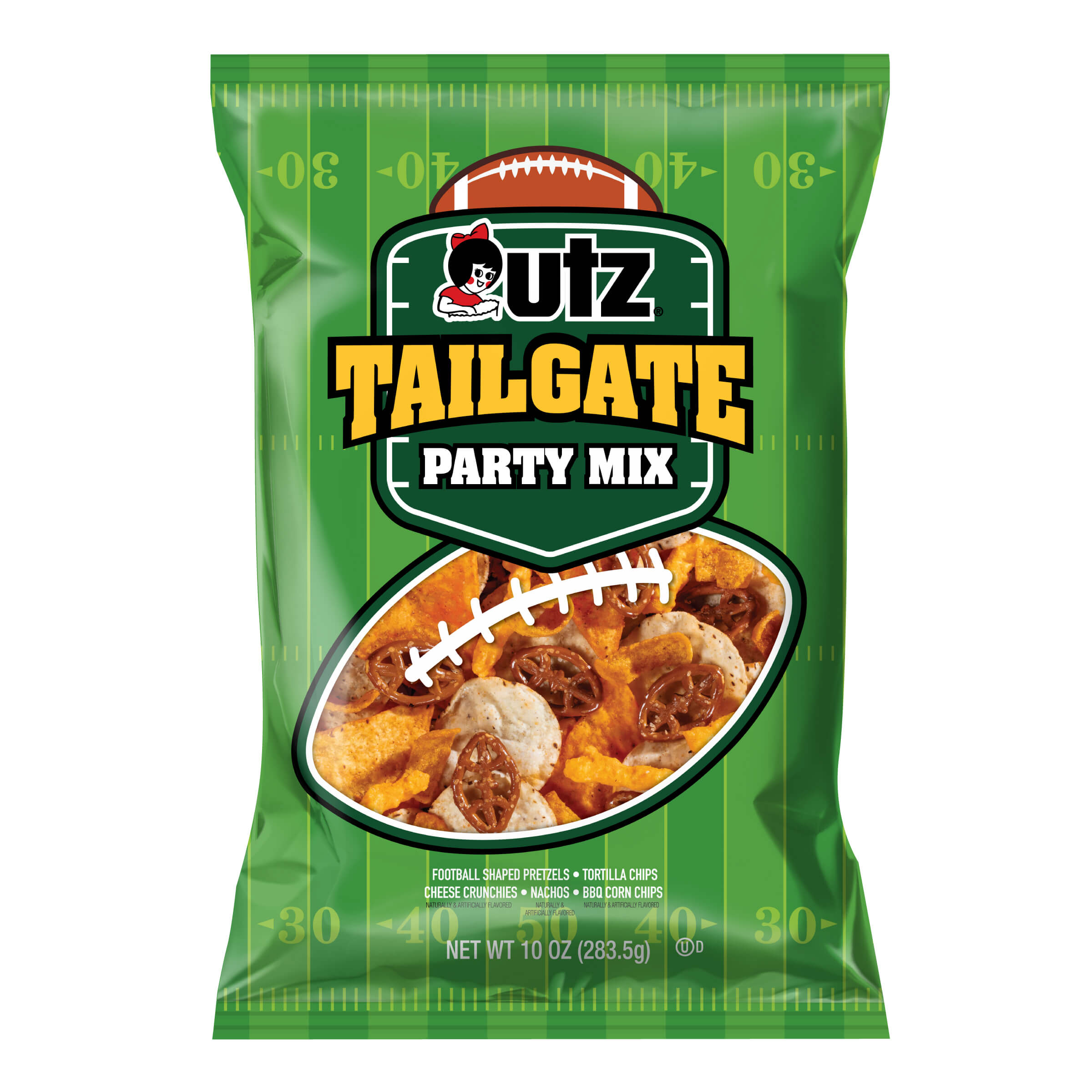 Utz Tailgate Party Mix 10oz bag front