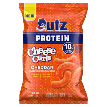 Utz Protein Cheddar Cheese Curls