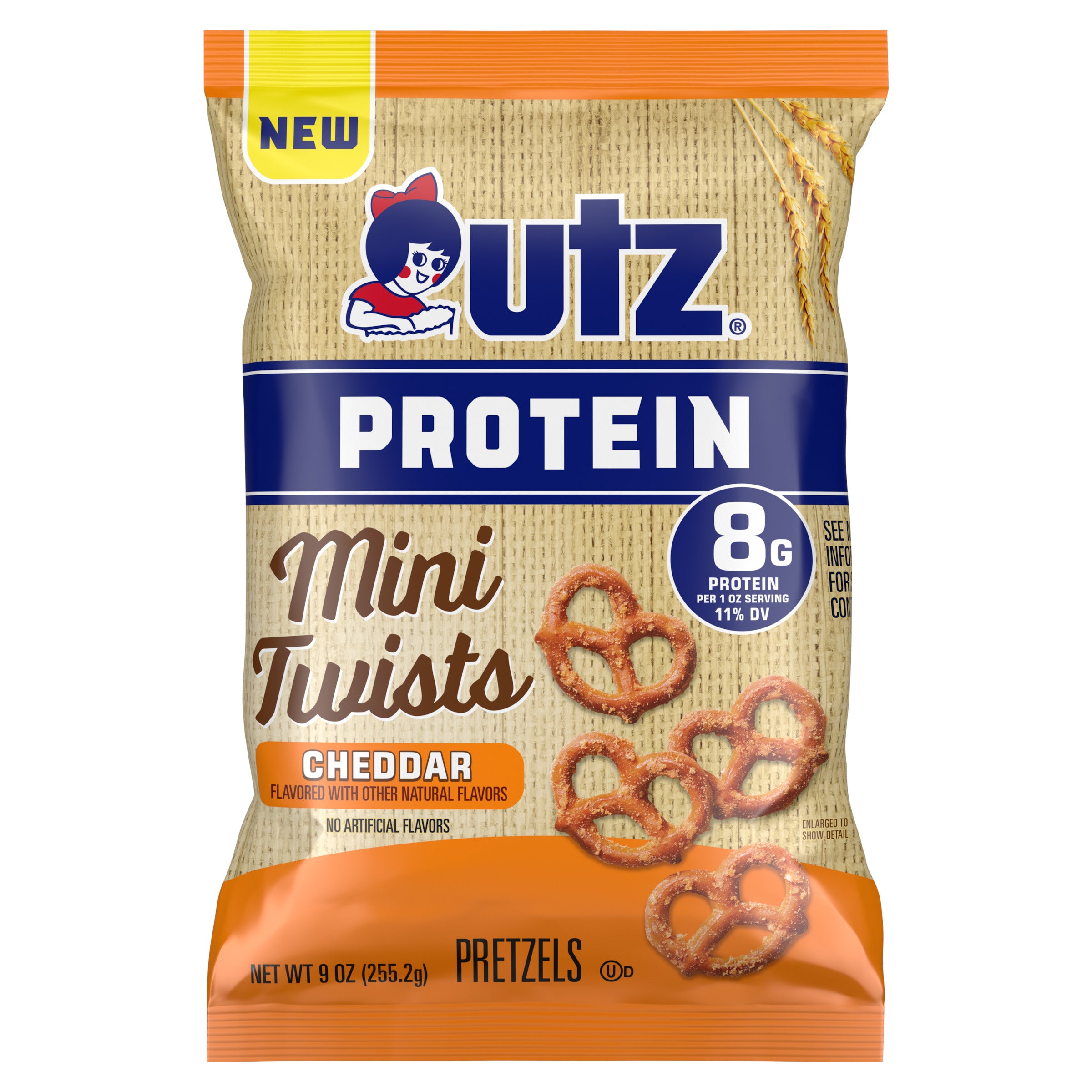 Utz Protein Cheddar Mini Twists Pretzels – Utz Quality Foods