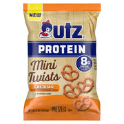 Utz Protein Cheddar Mini Twists Pretzels