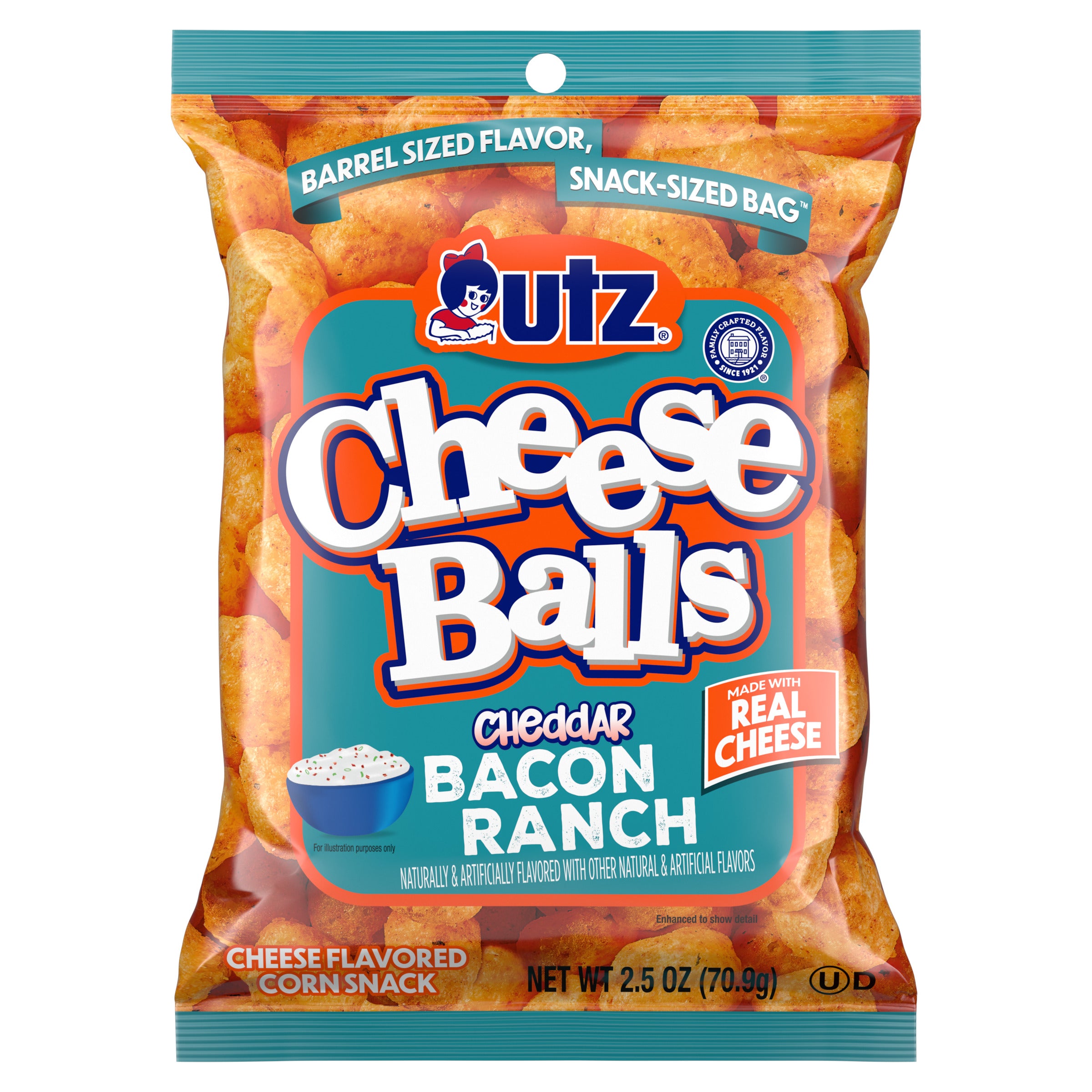 Utz Utz Cheddar Bacon Ranch Cheese Balls — product image