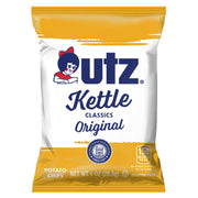 UTZ Kettle Classics Original potato chips packaging on a white background