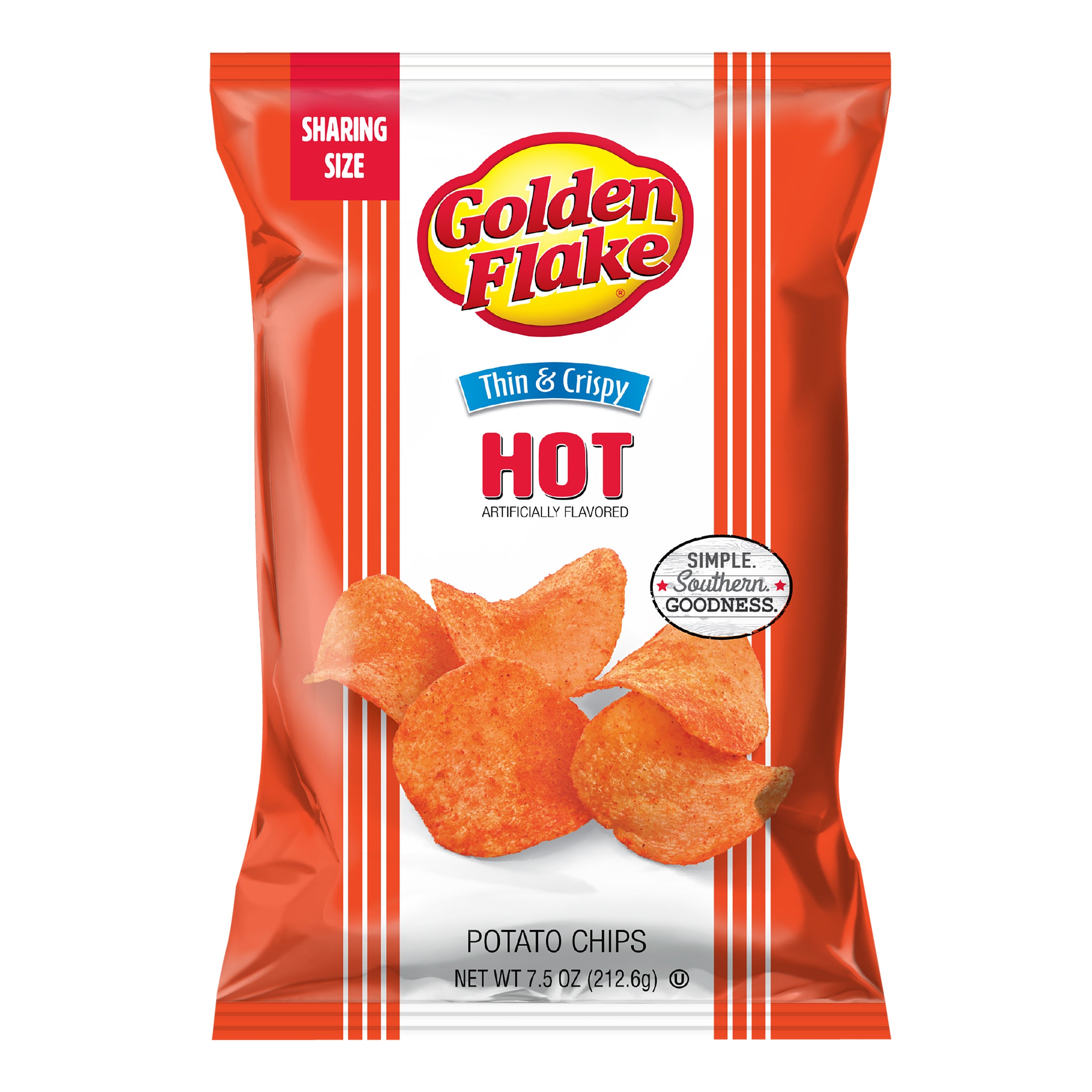 Golden Flake Potato Chips Thin & Crispy Hot – Utz Quality Foods