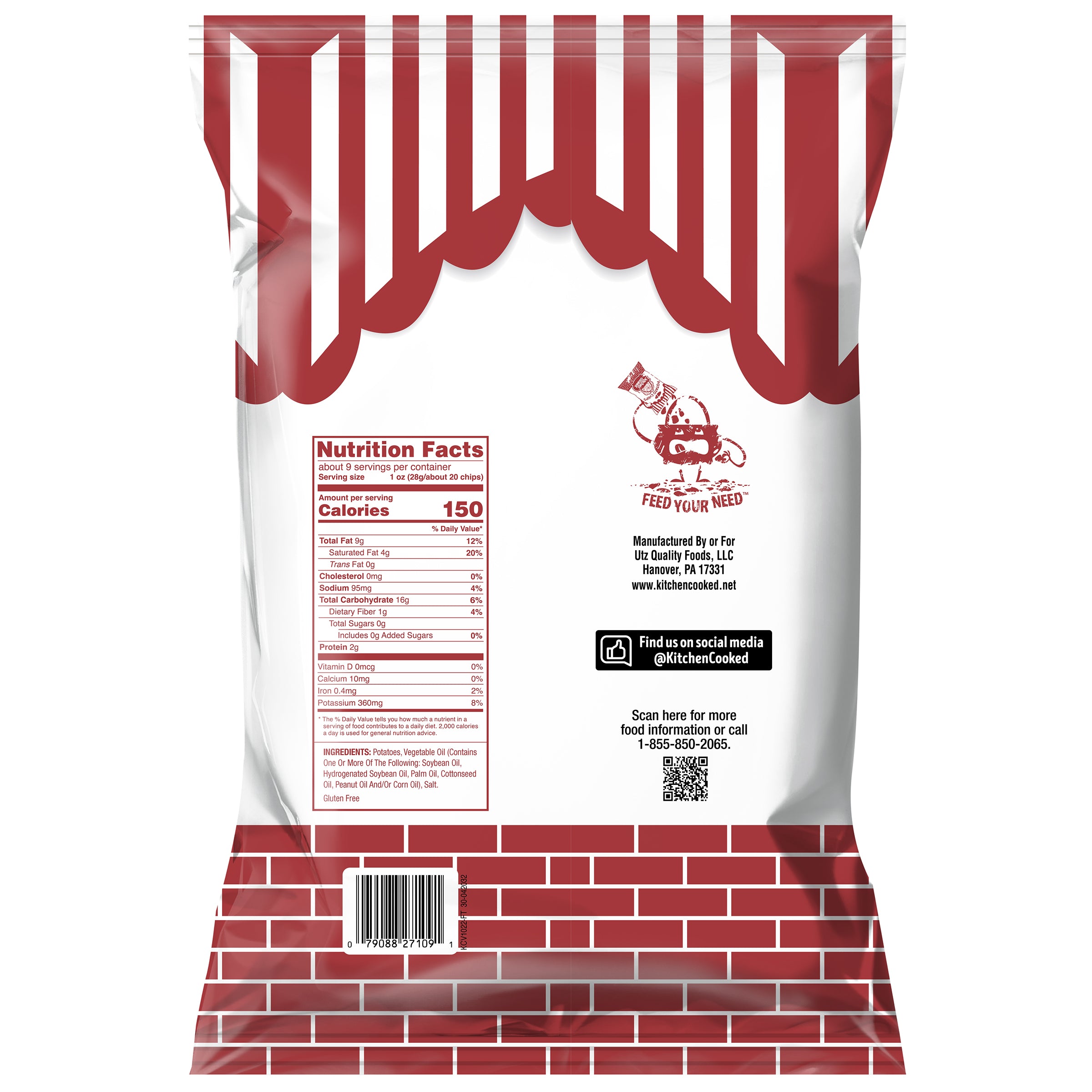 Kitchen Cooked® Classic Potato Chips