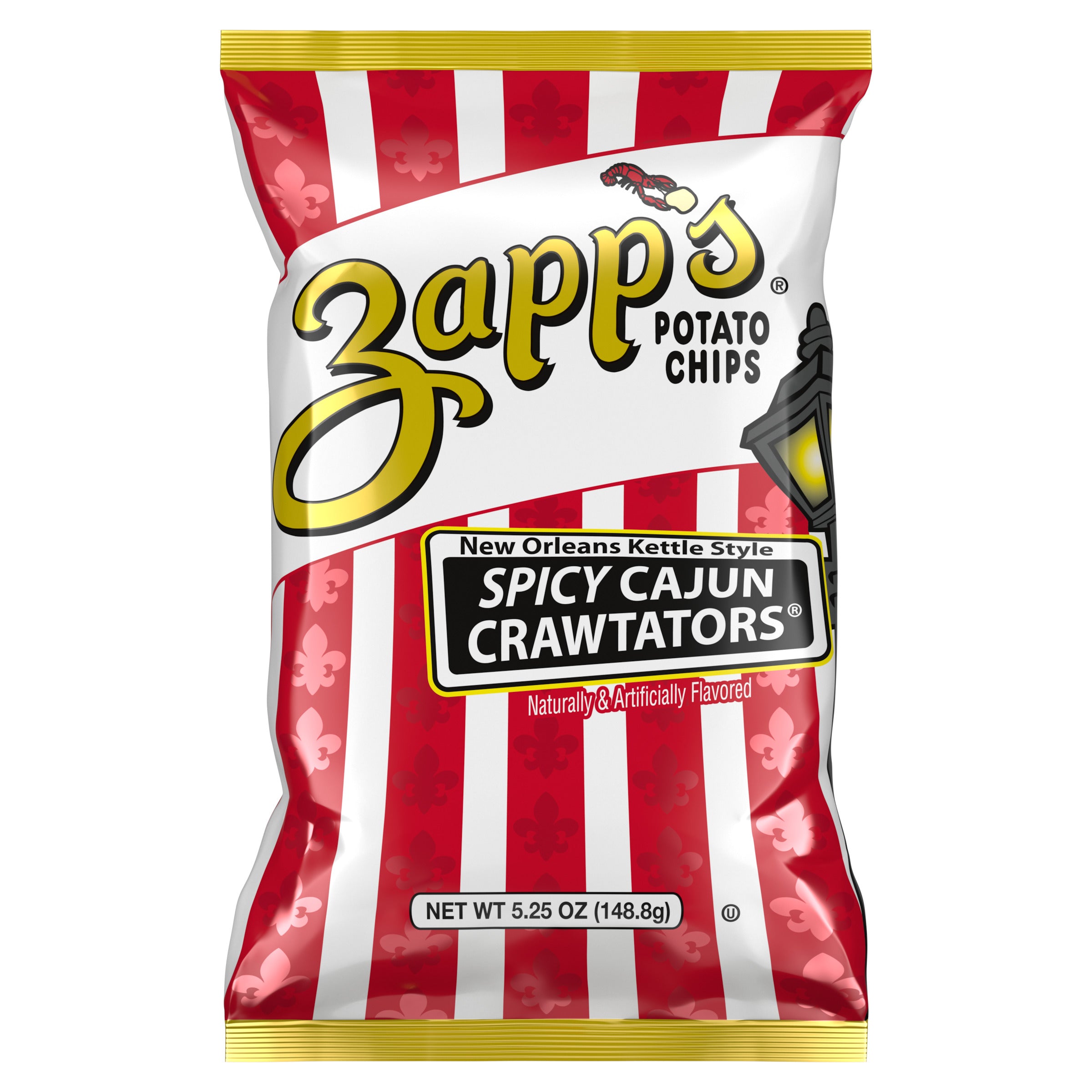 Zapp's Kettle Potato Chips Spicy Cajun Crawtators