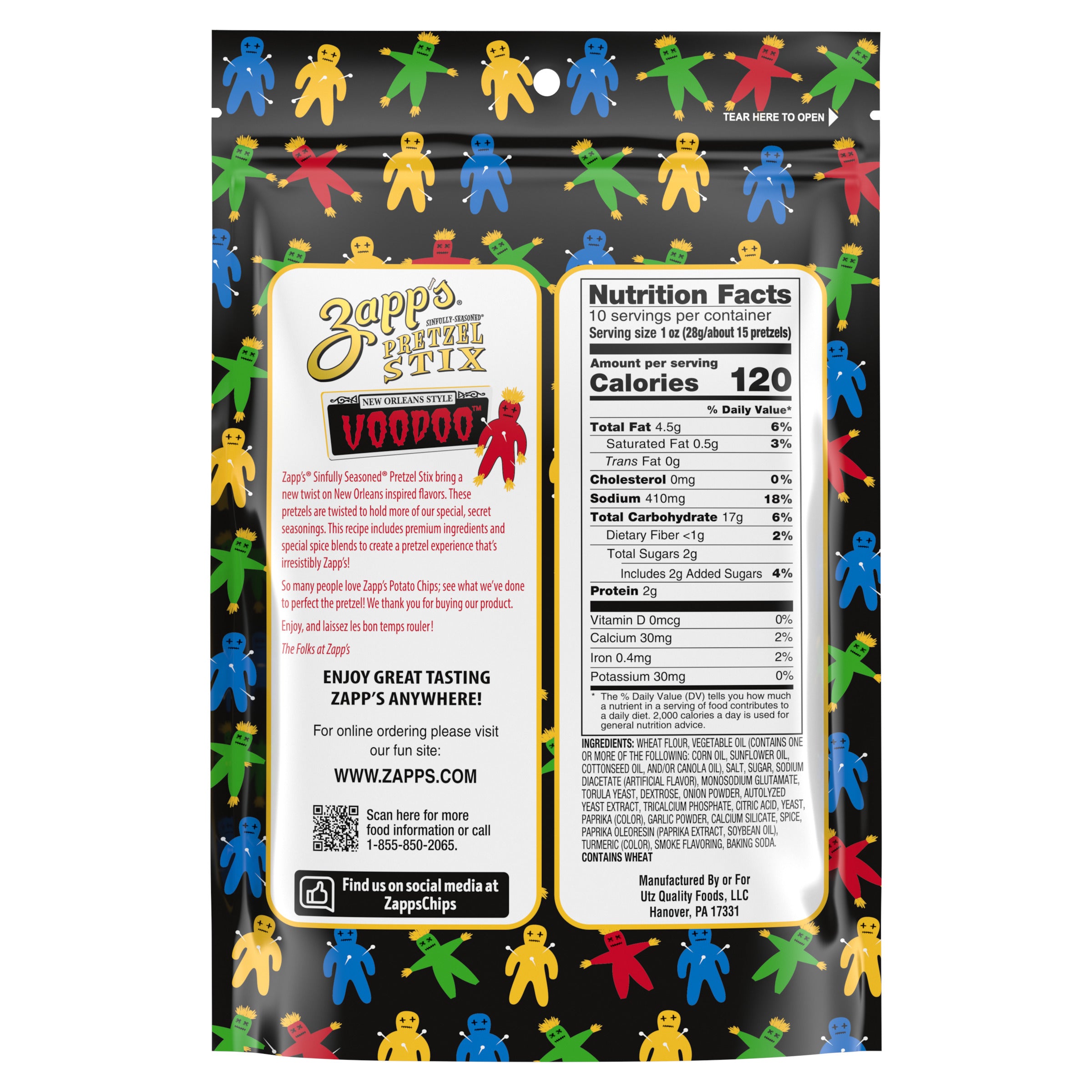 Zapp's Voodoo Sinfully Seasoned Pretzels