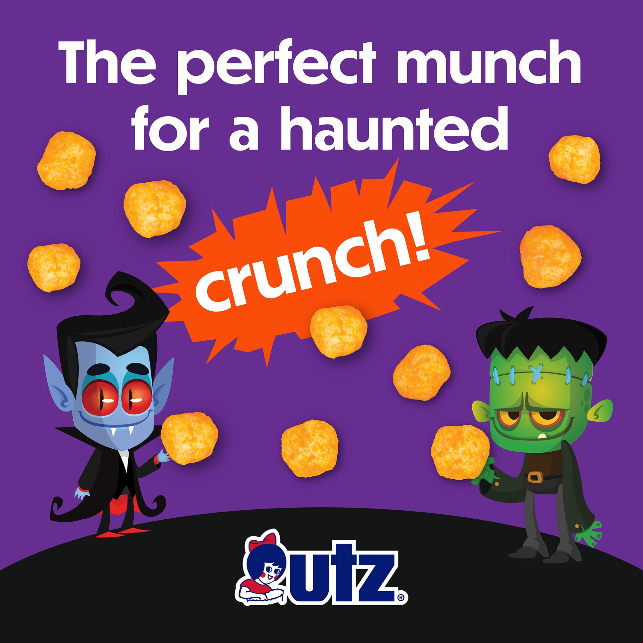 Utz Halloween Trick-or-Treat Pack – 4 Snackable Favorites for Ghouls & Goblins