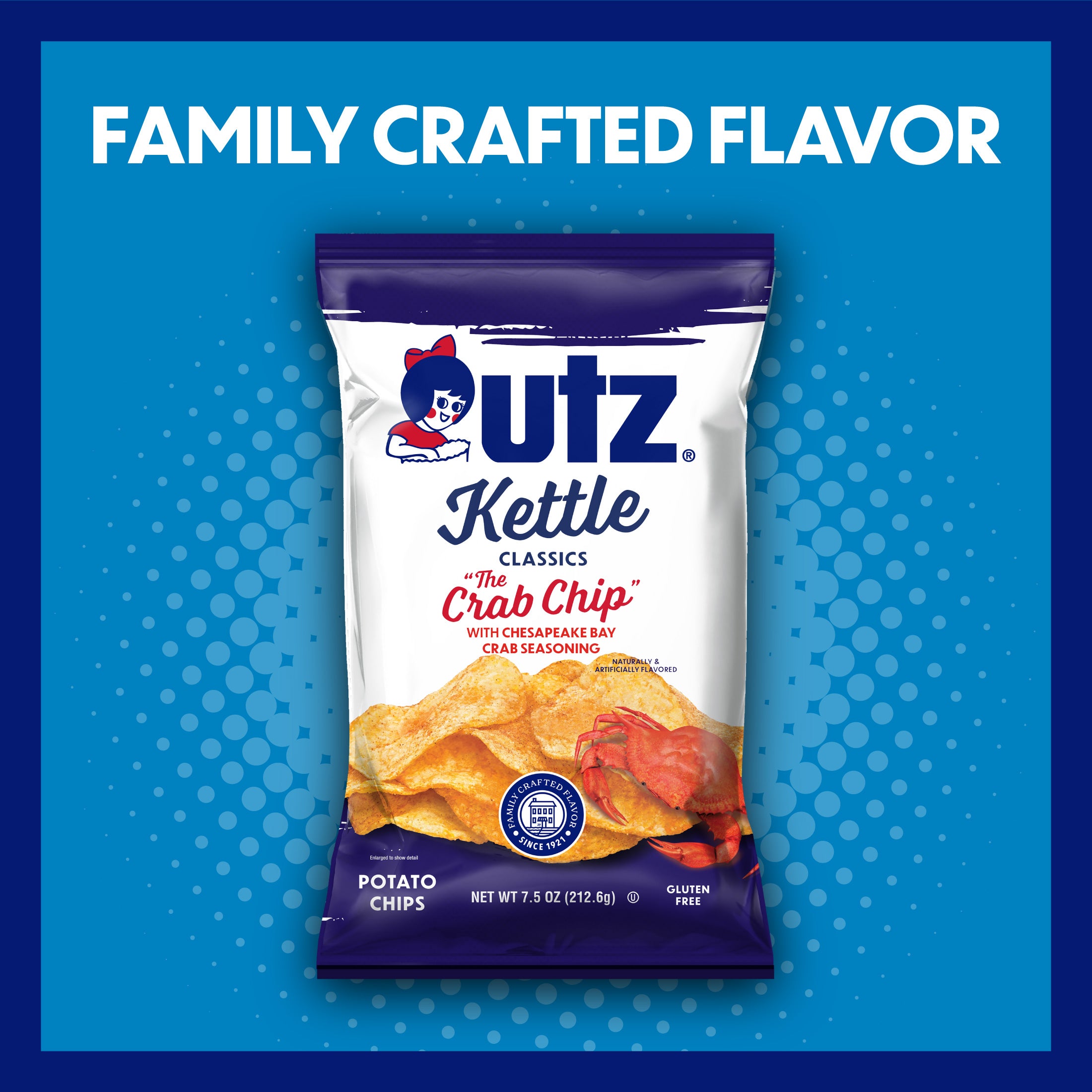 Utz Kettle Classics Potato Chips Crab – Utz Quality Foods